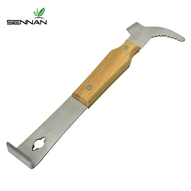 Sennan Bee Tools Wholesale Multifunctional Starting Scraper Bee Knife Beekeeping Wooden Stainless Steel Cut Honey Knife
Sennan Bee Tools Wholesale Multifunctional Starting Scraper Bee Knife Beekeeping Wooden Stainless Steel Cut Honey Knife