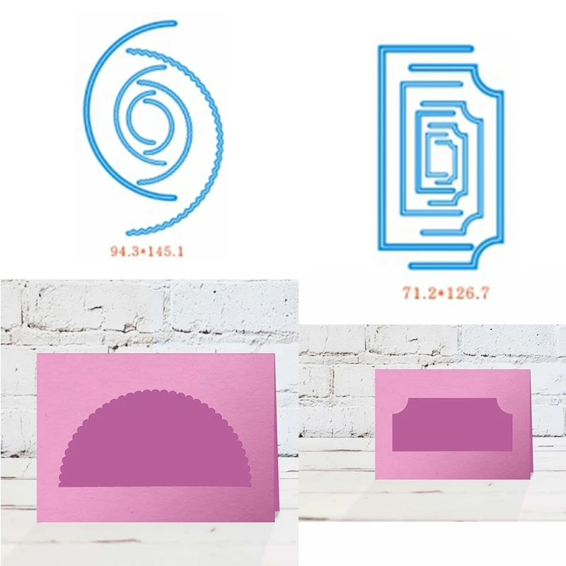 Scallop Square Frame Blank Cutting dies DIY Scrapbooking Photo Album Embossing For Gift Card Making supplies Handcraft 2019
Scallop Square Frame Blank Cutting dies DIY Scrapbooking Photo Album Embossing For Gift Card Making supplies Handcraft 2019