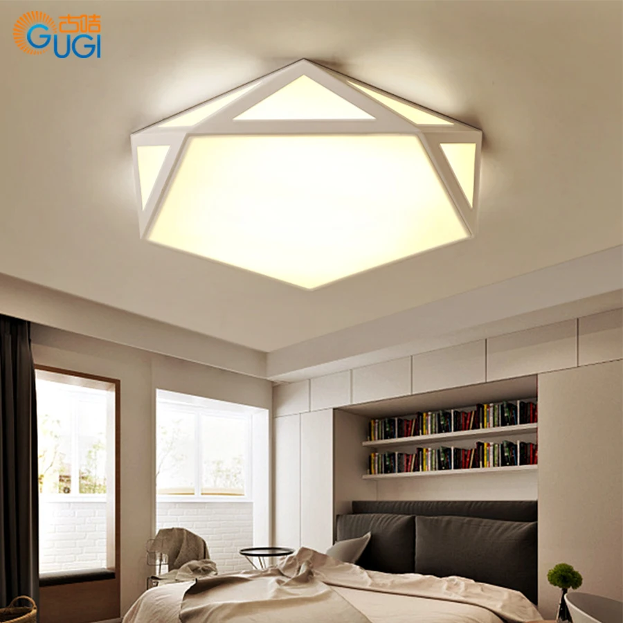 GUGI Modern LED Ceiling Light For Bedroom Kitchen Dining Room Polygonal Ceiling Lamps Fixtures For Home Acrylic Regular Graphics
GUGI Modern LED Ceiling Light For Bedroom Kitchen Dining Room Polygonal Ceiling Lamps Fixtures For Home Acrylic Regular Graphics