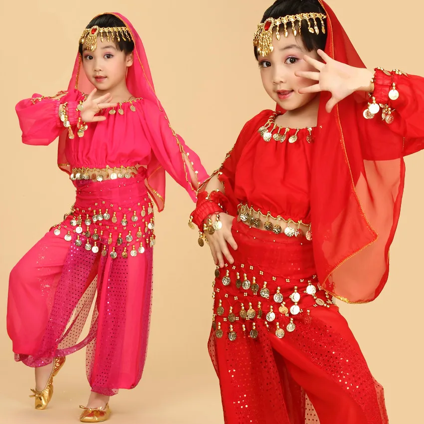 2019 Kids Belly Dance Costume Child Belly Dancing Indian Cloth Performance Stage Wear For Girl's Children 6pcs/set
2019 Kids Belly Dance Costume Child Belly Dancing Indian Cloth Performance Stage Wear For Girl's Children 6pcs/set