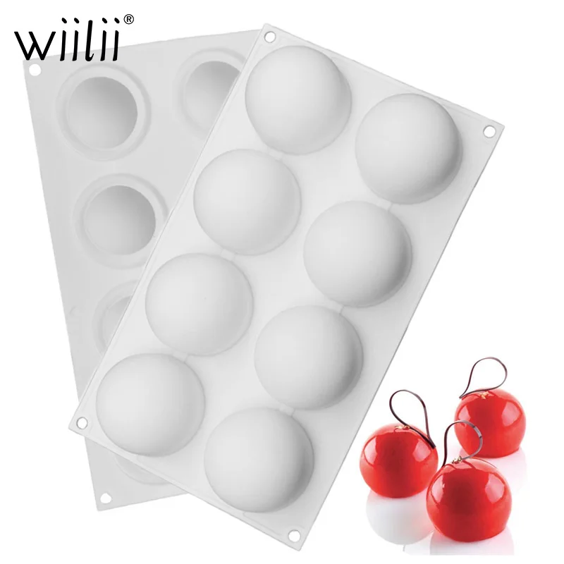 3D Silicone Molds Truffle Round Ball Shaped Baking Moulds For Chocolate Mousse Mould Dessert Muffin Brownie Pudding Jello Mold
3D Silicone Molds Truffle Round Ball Shaped Baking Moulds For Chocolate Mousse Mould Dessert Muffin Brownie Pudding Jello Mold