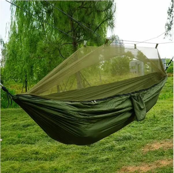 New nylon mosquito net hammock for tourism mosquito control parachute cloth swing army green double hammock outdoors
New nylon mosquito net hammock for tourism mosquito control parachute cloth swing army green double hammock outdoors