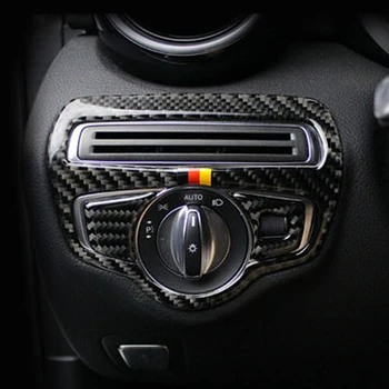 For Mercedes Benz C Class W205 C180 C200 GLC Car Accessories Carbon Fiber Car Headlight Switch Frame Cover Trim Decor Stickers
For Mercedes Benz C Class W205 C180 C200 GLC Car Accessories Carbon Fiber Car Headlight Switch Frame Cover Trim Decor Stickers