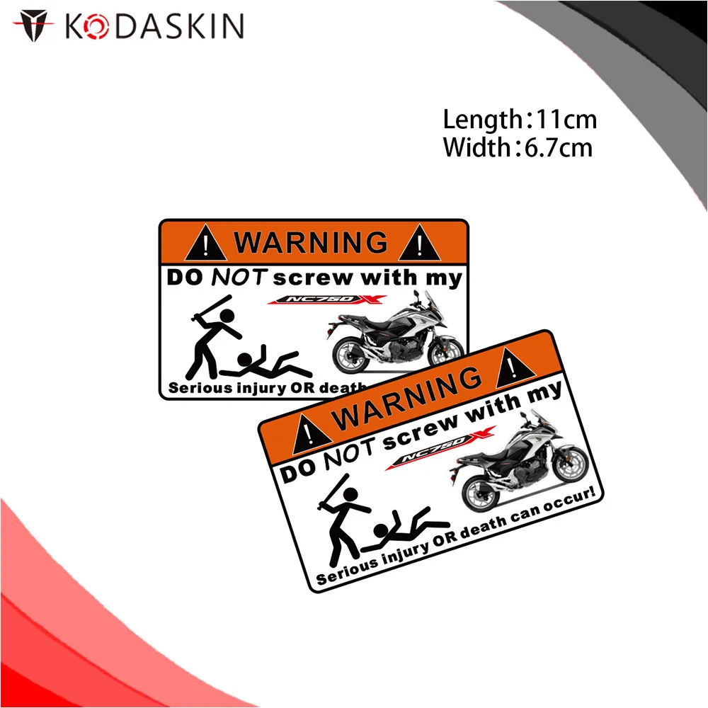 KODASKIN Дешевые 2D креативные предупреждающие наклейки для мотоцикла HONDA NC750X
KODASKIN Дешевые 2D креативные предупреждающие наклейки для мотоцикла HONDA NC750X