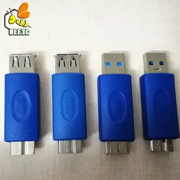 High-speed Standard USB 3.0 Type A Female / Male to Micro B Male Connector Converter Adapter note3 OTG Hard Disk Adapter 500 pcs
High-speed Standard USB 3.0 Type A Female / Male to Micro B Male Connector Converter Adapter note3 OTG Hard Disk Adapter 500 pcs