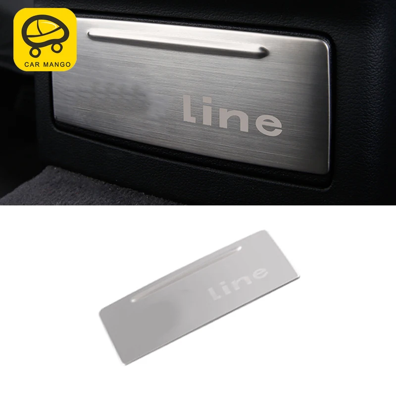 CarManGo For Audi A4 B9 2017 2018 Auto Car brushed stainless steel rear cigarette lighter panel cover trim accessories Sticker
CarManGo For Audi A4 B9 2017 2018 Auto Car brushed stainless steel rear cigarette lighter panel cover trim accessories Sticker