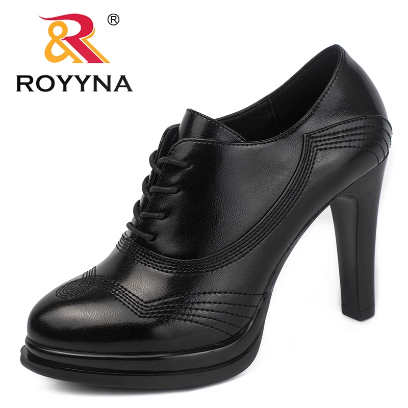 ROYYNA New Arrival Classics Style Women Pumps High Heels Femme Moccasins Lace Up Lady Dress Shoes Platform Mujer Wedding Shoes
ROYYNA New Arrival Classics Style Women Pumps High Heels Femme Moccasins Lace Up Lady Dress Shoes Platform Mujer Wedding Shoes