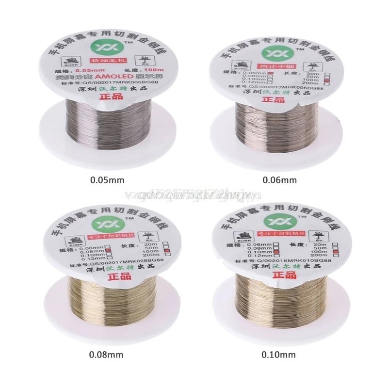 100m Alloy Gold Molybdenum Wire Cutting Line LCD Display Screen Separator Repair N05 Dropship
100m Alloy Gold Molybdenum Wire Cutting Line LCD Display Screen Separator Repair N05 Dropship