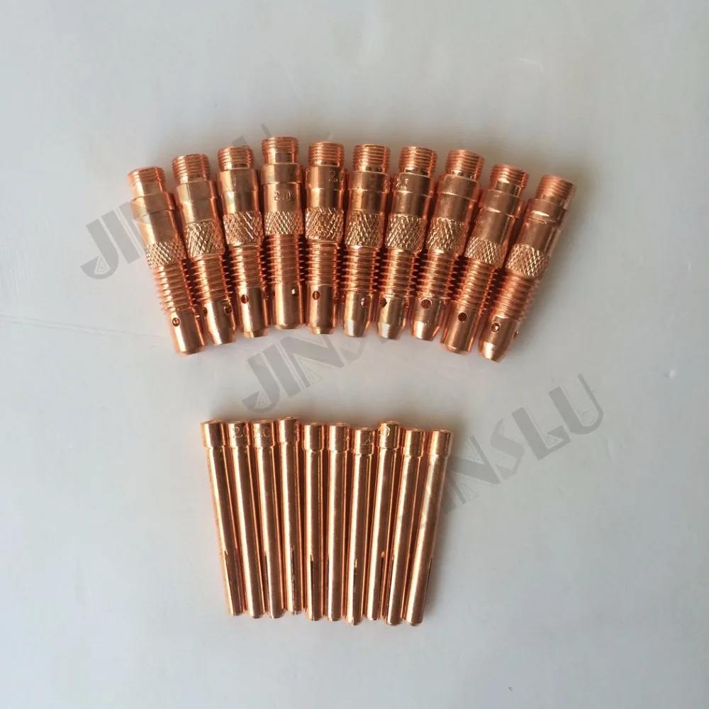 Free Shipping WP SR 17 18 26 Series TIG Welding Torch Consumables Accessories Tungsten Collet 2.0mm & Collet Body 2.0mm 20PCS
Free Shipping WP SR 17 18 26 Series TIG Welding Torch Consumables Accessories Tungsten Collet 2.0mm & Collet Body 2.0mm 20PCS