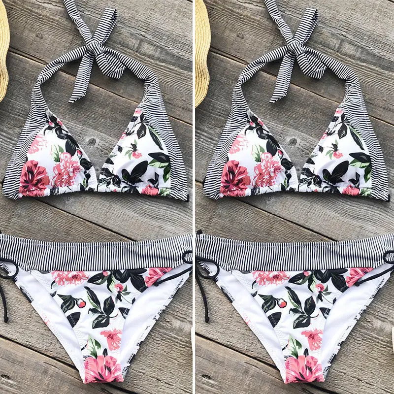 Sexy Women Floral Bikini Set Push-up Padded Bra Swimsuit Swimwear 2Pcs Summer Bikini Set
Sexy Women Floral Bikini Set Push-up Padded Bra Swimsuit Swimwear 2Pcs Summer Bikini Set