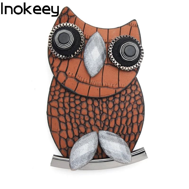 Inokeey Leather OWL Winter Brooch Pins For Women and Men Jewelry Gift 2 Ways For Using
Inokeey Leather OWL Winter Brooch Pins For Women and Men Jewelry Gift 2 Ways For Using