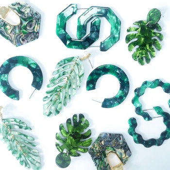 ZA 2019 Hot Acrylic Resin Green Leaves Dangle Earring For Women Fashion Tortoiseshell Geometry Acetate Party Jewelry Brincos
ZA 2019 Hot Acrylic Resin Green Leaves Dangle Earring For Women Fashion Tortoiseshell Geometry Acetate Party Jewelry Brincos