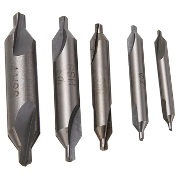5pcs HSS Combined Center Drills Bits 60 Degree Countersink Drill Set 1.5/2/2.5/3/4mm For Power Tools 
5pcs HSS Combined Center Drills Bits 60 Degree Countersink Drill Set 1.5/2/2.5/3/4mm For Power Tools