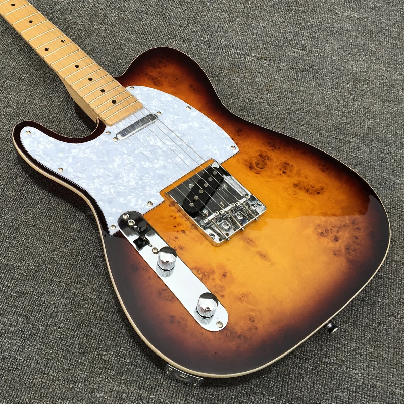New arrival Left Hand Electric Guitar with Burl Maple, Mahogany body Guitarra, Maple Neck & Fretboard, High quality
New arrival Left Hand Electric Guitar with Burl Maple, Mahogany body Guitarra, Maple Neck & Fretboard, High quality