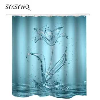 Blue Shower Curtain Water Bathroom Curtain Flower Rideaux De Douche Blue Water Flower Cortinas Ducha Transparent Flower Drop
Blue Shower Curtain Water Bathroom Curtain Flower Rideaux De Douche Blue Water Flower Cortinas Ducha Transparent Flower Drop