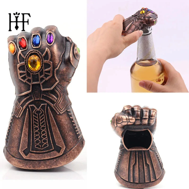 The Avengers 4 keychain Infinity Thanos Gauntlet Glove Beer Bottle Opener Soda Glass Caps Remover Kit Outdoor Picnic Accessories
The Avengers 4 keychain Infinity Thanos Gauntlet Glove Beer Bottle Opener Soda Glass Caps Remover Kit Outdoor Picnic Accessories