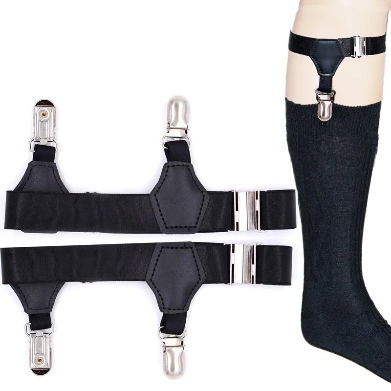 Double Clip-On Mens Garter For Stockings Non-Slip Clip For Socks Clip Suspenders Men Adjustable Duck-Mouth Garters Brace Bretels
Double Clip-On Mens Garter For Stockings Non-Slip Clip For Socks Clip Suspenders Men Adjustable Duck-Mouth Garters Brace Bretels