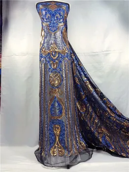 golden white Nigerian Lace Fabrics For Wedding 2018 African French Lace Fabric High Quality 3D Lace with Sequins Royal Blue
golden white Nigerian Lace Fabrics For Wedding 2018 African French Lace Fabric High Quality 3D Lace with Sequins Royal Blue