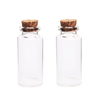 HIPSTEEN 4Pcs 27*60MM 20ML Glass Bottles Empty Sample Jars with Cork Stoppers for DIY Craft Decoration - Transparent
HIPSTEEN 4Pcs 27*60MM 20ML Glass Bottles Empty Sample Jars with Cork Stoppers for DIY Craft Decoration - Transparent