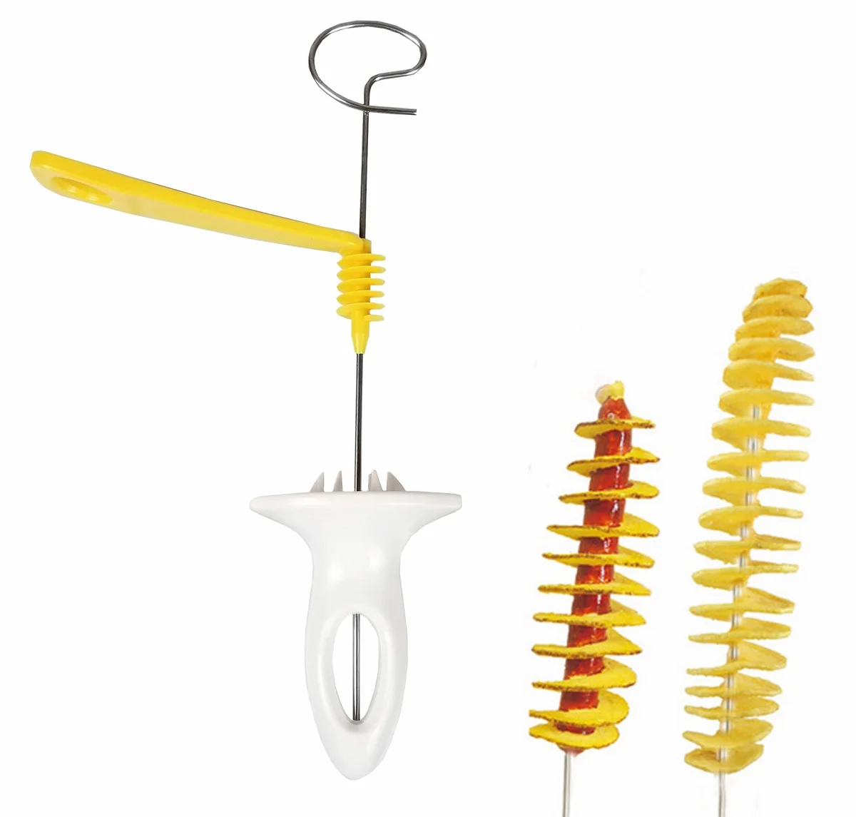 kitchen tools 1pc 3 string Rotate Potato Slicer Stainless Steel +Plastic Twisted Potato Slice Cutter Spiral DIY Manual Creative
kitchen tools 1pc 3 string Rotate Potato Slicer Stainless Steel +Plastic Twisted Potato Slice Cutter Spiral DIY Manual Creative