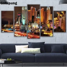Gohipang Wall Art Pictures Home Decor Living Room HD Prints Posters Frame 5 Pieces Las Vegas City Nightscape Paintings On Canvas
Gohipang Wall Art Pictures Home Decor Living Room HD Prints Posters Frame 5 Pieces Las Vegas City Nightscape Paintings On Canvas
