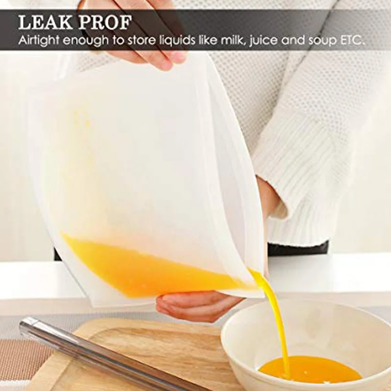Food Storage Bags Sturdy Bag 1000ml Seal Food Preservation Silicone Seal Kitchen Silicone Storage Bag Freezing Fresh Bag
Food Storage Bags Sturdy Bag 1000ml Seal Food Preservation Silicone Seal Kitchen Silicone Storage Bag Freezing Fresh Bag