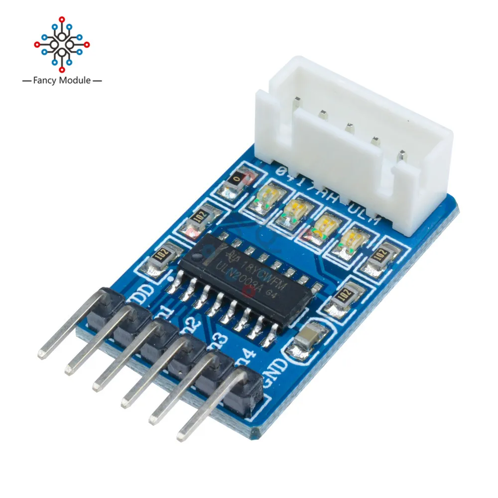 DC 5V Stepping Driving Module ULN2003 4 Channel Indicator DC Motor Driver Module Stepper Motor Driver Board Tester for Arduino
DC 5V Stepping Driving Module ULN2003 4 Channel Indicator DC Motor Driver Module Stepper Motor Driver Board Tester for Arduino