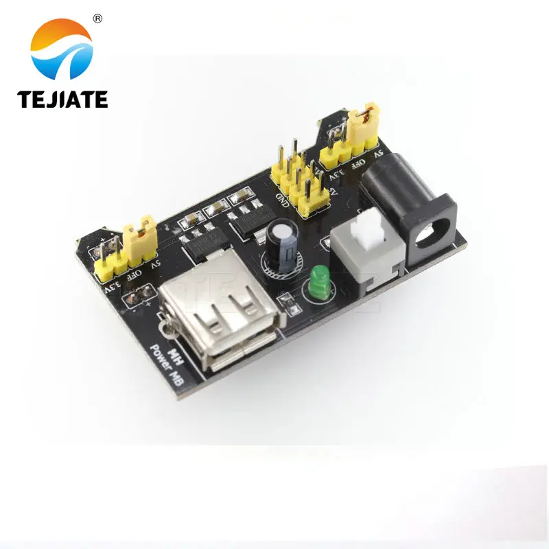 MB102 Breadboard Power Supply Module 3.3V 5V Solderless Bread Board DIY Voltage Regulator
MB102 Breadboard Power Supply Module 3.3V 5V Solderless Bread Board DIY Voltage Regulator