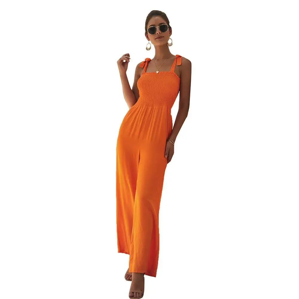 Wide Leg Jumpsuit Women Elegance Long Romper Trim Summer Plus Size Coral Loose Female Wear Casual Fit And Flare Suspenders
Wide Leg Jumpsuit Women Elegance Long Romper Trim Summer Plus Size Coral Loose Female Wear Casual Fit And Flare Suspenders