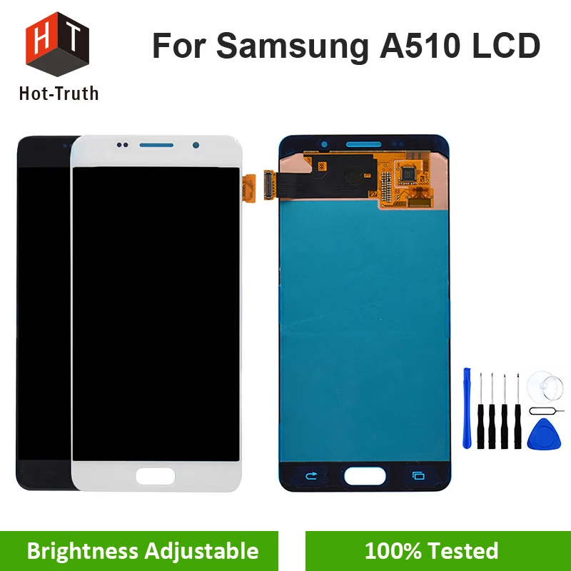 Hot-Truth Super Amoled LCD For Samsung Galaxy A5 2016 A510 Display Touch Screen Digitizer Assembly For A510F A510M A510FD LCD
Hot-Truth Super Amoled LCD For Samsung Galaxy A5 2016 A510 Display Touch Screen Digitizer Assembly For A510F A510M A510FD LCD
