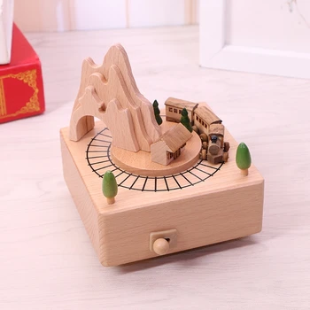 Wood Christmas Tree music box Home Decoration Craft Movement musical box Creative Christmas Carousel Mechanism musical
Wood Christmas Tree music box Home Decoration Craft Movement musical box Creative Christmas Carousel Mechanism musical