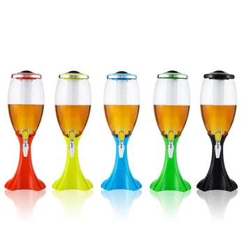 

1.5L Beverage Dispenser Plastic Wine Decanter Liquor Pourer Beer Growler Beer Container Bar Accessories Tools Barware