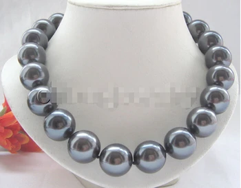 Prett Lovely Women's Wedding FREE shipping>>> >>>Beautiful 17" 20mm peacock black perfect round south sea shell pearl necklace
Prett Lovely Women's Wedding FREE shipping>>> >>>Beautiful 17" 20mm peacock black perfect round south sea shell pearl necklace