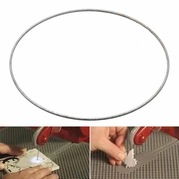 1pc Diamond Coated Saw Blades 143mm Stained Glass Replacement Blade for 3 Ring Band Saw Mayitr Machining Tools
1pc Diamond Coated Saw Blades 143mm Stained Glass Replacement Blade for 3 Ring Band Saw Mayitr Machining Tools