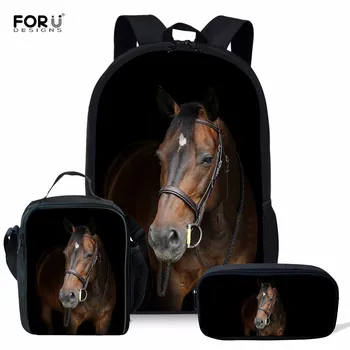 FORUDESIGNS 3pcs/set Wild Horses Design School Bag for Boys Orthopedic Backpacks Schoolbag In Primary Students Mochila Escolar
FORUDESIGNS 3pcs/set Wild Horses Design School Bag for Boys Orthopedic Backpacks Schoolbag In Primary Students Mochila Escolar