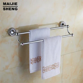 Crystal bathroom double Towel Bar,Towel Holder, Towel rack Solid Brass & Crystal Made,Chrome Finish, Bathroom Accessories
Crystal bathroom double Towel Bar,Towel Holder, Towel rack Solid Brass & Crystal Made,Chrome Finish, Bathroom Accessories
