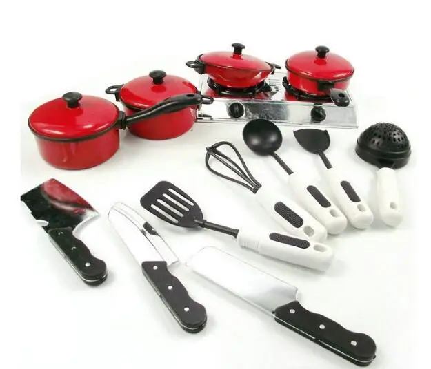 13 Pcs/set Kids Classic Pretend Play Kitchen Toys Children Funny Simulation Utensils Cooking Pots Dishes House Game Baby Gifts
13 Pcs/set Kids Classic Pretend Play Kitchen Toys Children Funny Simulation Utensils Cooking Pots Dishes House Game Baby Gifts