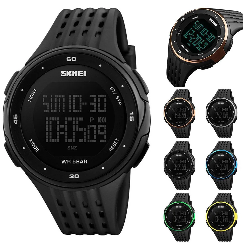 Men's Sport Watch Plastic Digital Wristwatch Date Day Seconds Dual Display Waterproof Outdoor Relogio Masculino Dropship F510
Men's Sport Watch Plastic Digital Wristwatch Date Day Seconds Dual Display Waterproof Outdoor Relogio Masculino Dropship F510