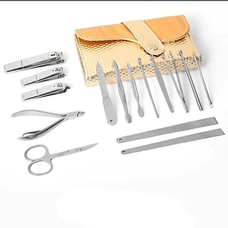 15 In1 Manicure Set Stainless Cuticle Utility Manicure Set Tools Nail Clipper Grooming Kit Nail Care Set Nail Clippers
15 In1 Manicure Set Stainless Cuticle Utility Manicure Set Tools Nail Clipper Grooming Kit Nail Care Set Nail Clippers