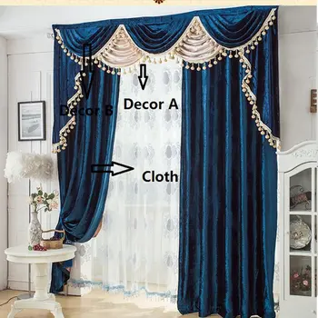 ALITEXTILEBTOC 1pc 2*2.6m/3*2.6m Curtain For Home European Decoration Window Curtains Blue Solid Comfortable Soft Curtains
ALITEXTILEBTOC 1pc 2*2.6m/3*2.6m Curtain For Home European Decoration Window Curtains Blue Solid Comfortable Soft Curtains