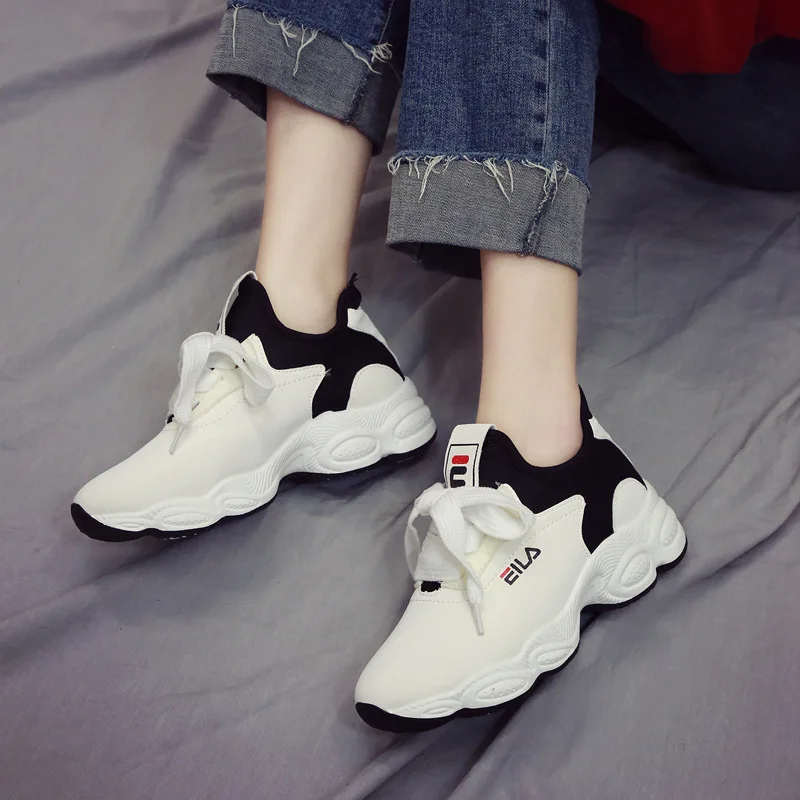 Womens Shoes Black Zapatos De Mujer Designer Brand Fashion Spring Suede White Platform 5CM Chunky Sneakers Women Tenis Feminino
Womens Shoes Black Zapatos De Mujer Designer Brand Fashion Spring Suede White Platform 5CM Chunky Sneakers Women Tenis Feminino