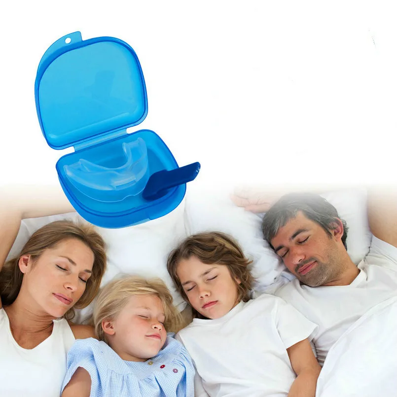 Image STOP SNORING Anti Snore Soft Silicone Mouthpiece Apnea Guard Bruxism Tray Night Sleeping Aid Stopper Mouthguard Stop Snoring