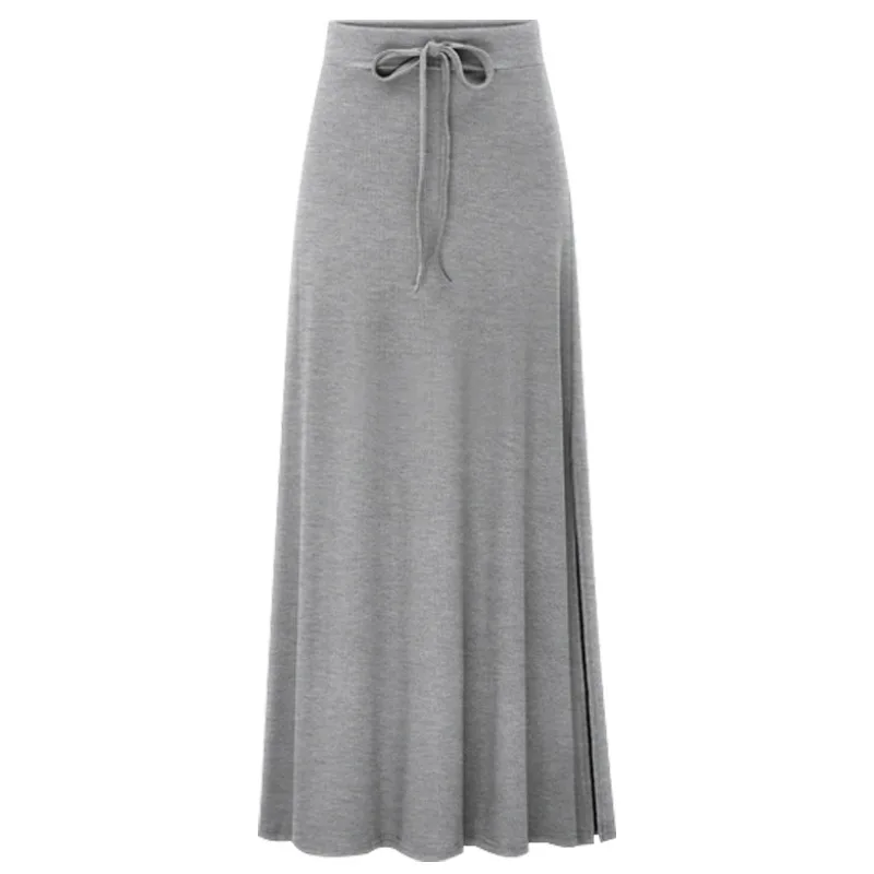 2018 Casual Lace up Split Skirts High Waisted Knitted Ladies Work Skirt Elastic Waist Women Skirts Plus Size Falda Korean Style
2018 Casual Lace up Split Skirts High Waisted Knitted Ladies Work Skirt Elastic Waist Women Skirts Plus Size Falda Korean Style