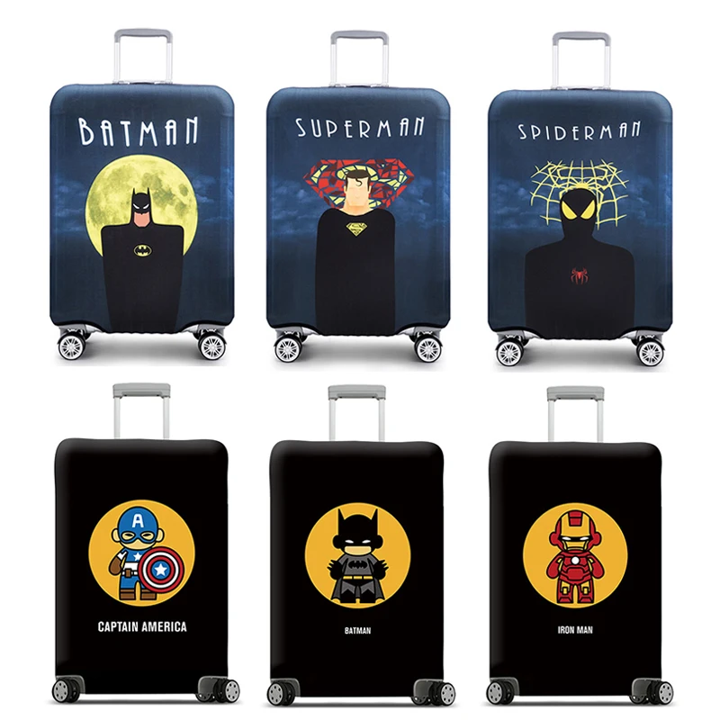 Travel accessories Luggage cover Suitcase protection set baggage dust cover Trunk set Trolley case elasticity Super hero pattern
Travel accessories Luggage cover Suitcase protection set baggage dust cover Trunk set Trolley case elasticity Super hero pattern