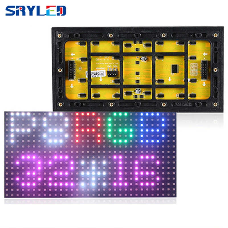SRY P8 High brightness 1/4 Scan 3in1 Waterproof outdoor P8 RGB SMD LED Display Module 256*128MM 32*16 pixels
SRY P8 High brightness 1/4 Scan 3in1 Waterproof outdoor P8 RGB SMD LED Display Module 256*128MM 32*16 pixels