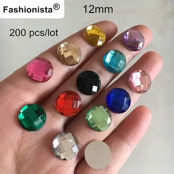 200 pcs - 12mm Round Flat Back Faceted Rhinestone Beads,Acrylic Rhinestone Cabochon For Jewelry Making - Free Shipping,WW
200 pcs - 12mm Round Flat Back Faceted Rhinestone Beads,Acrylic Rhinestone Cabochon For Jewelry Making - Free Shipping,WW