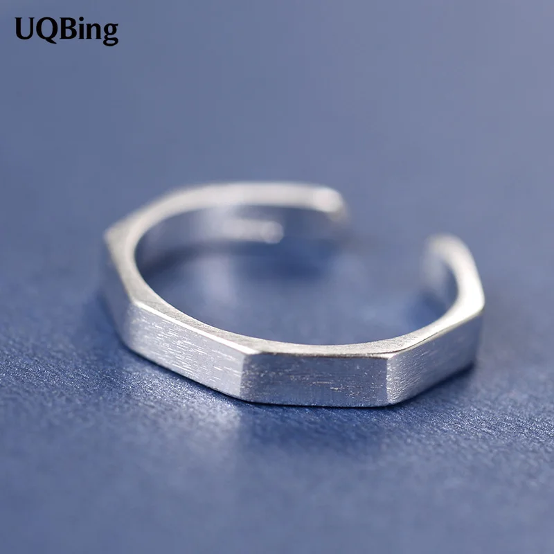 925 Sterling Silver Geometric Hexagon Open Ring Jewelry Christmas Gift Women Jewelry Finger Rings
925 Sterling Silver Geometric Hexagon Open Ring Jewelry Christmas Gift Women Jewelry Finger Rings