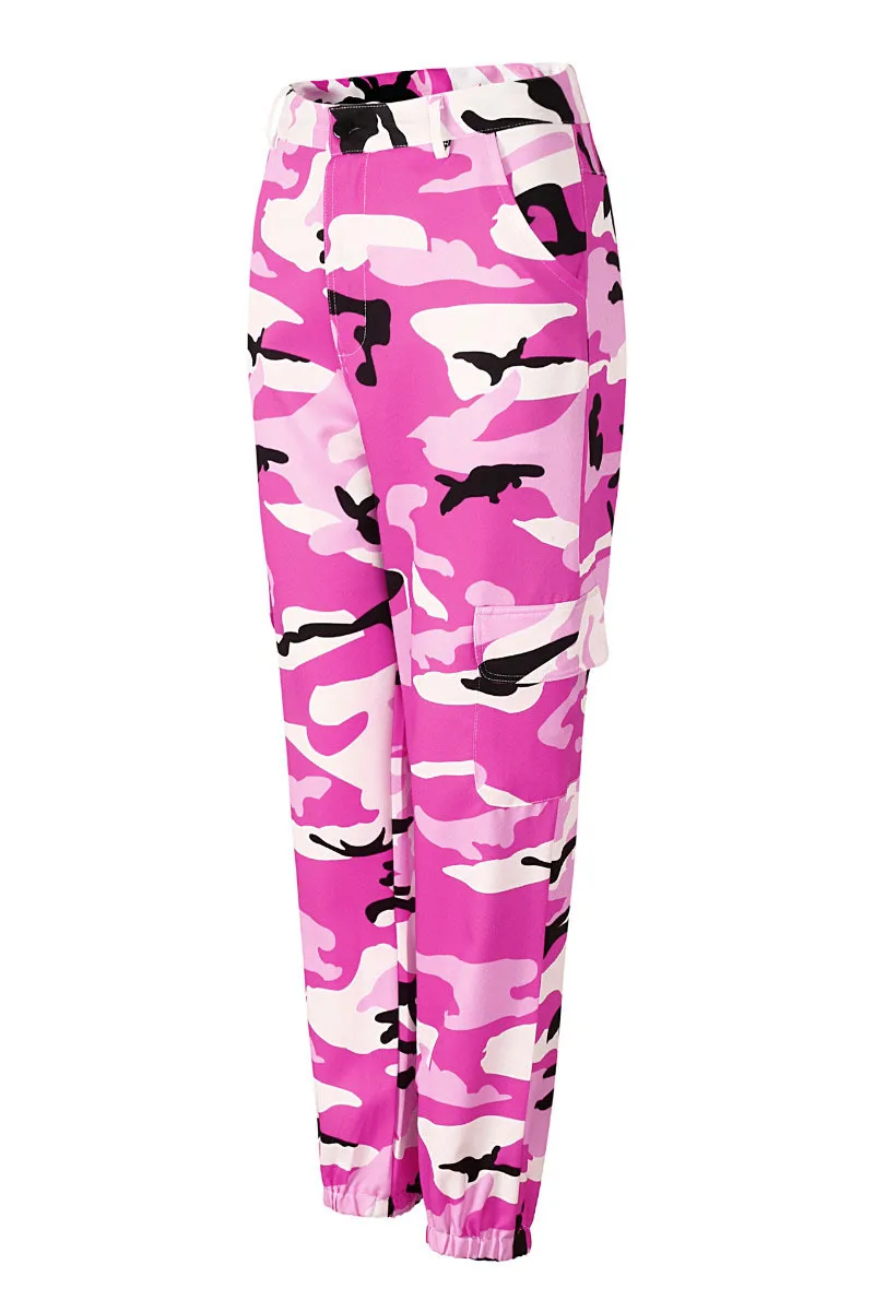 Women Spring Red Camouflage Pants Fashion Street Jean Trousers Pantalon Mujer Pencil Demin Military Pencil Pants 6