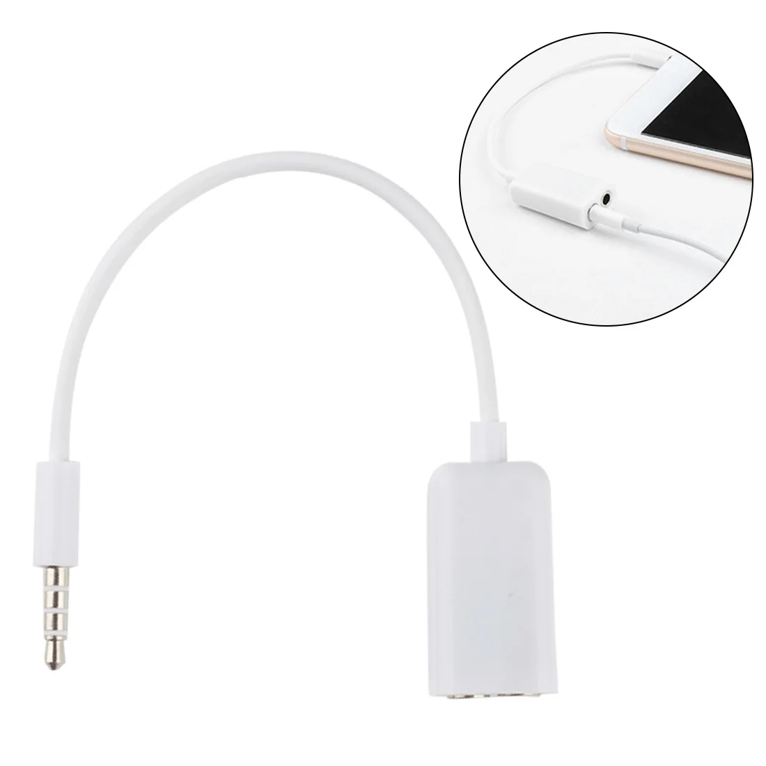 Audio Wire Binary 3.5mm Couple Headphone Divider Audio Connector with Extended Wire
Audio Wire Binary 3.5mm Couple Headphone Divider Audio Connector with Extended Wire