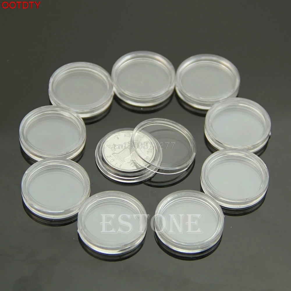10PCS Applied Clear Round Cases Coin Storage Capsules Holder Round Plastic 20mm #H0VH#
10PCS Applied Clear Round Cases Coin Storage Capsules Holder Round Plastic 20mm #H0VH#